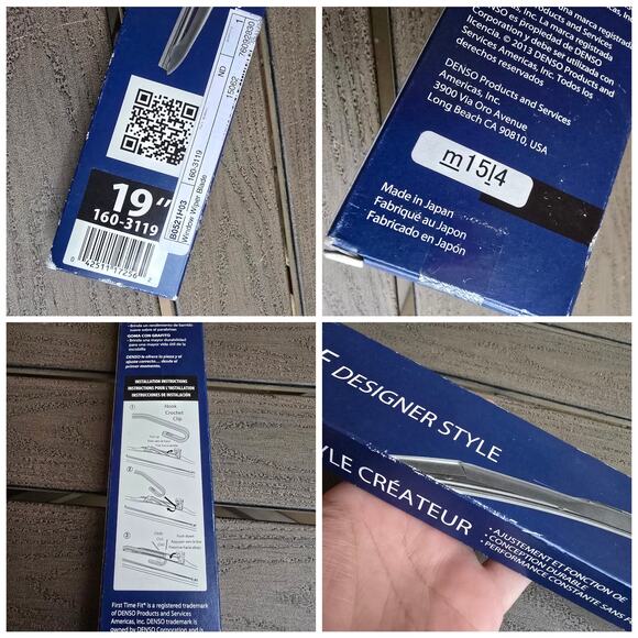 19" Denso Wiper Blade 160-3119 One Windshield Wiper - Picture 3 of 3